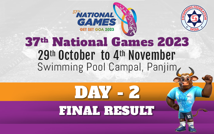 37th National Games 2023 - Day 2 Final Result