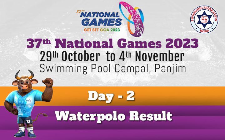 37th National Games 2023 - Day 2 Waterpolo Result