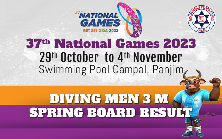 37th National Games 2023 - Diving 3 M Spring Board Men