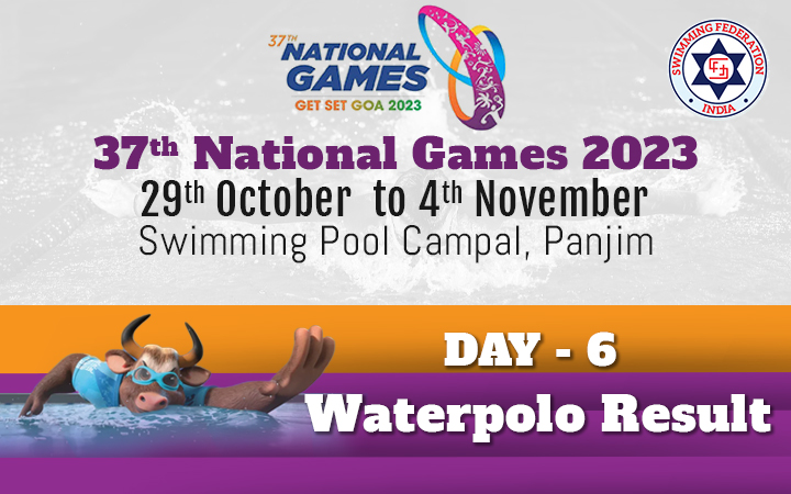 37th National Games 2023 - Day 6 Waterpolo Result