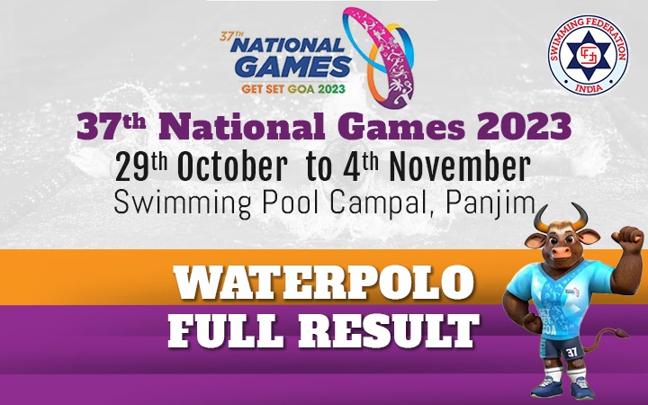 37th National Games 2023 - Waterpolo Full Result