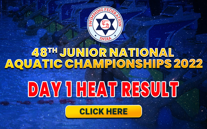 48th Junior National Aquatic Championships 2022 - Day 1 Heat Result
