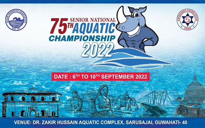 75th Senior National Aquatic Championships-2022 Guwahati