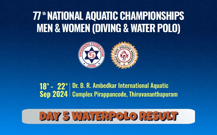 77th Senior National Waterpolo 2024 - Day 5 Result