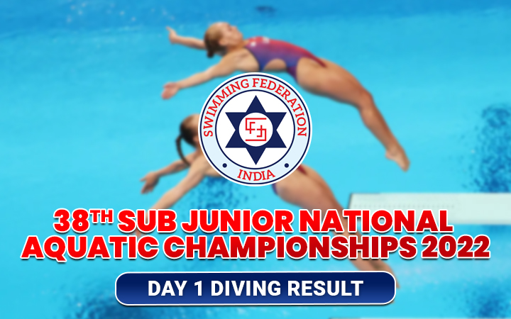 38th Sub Junior National Aquatic Championships 2022 - Day 1 Diving Result