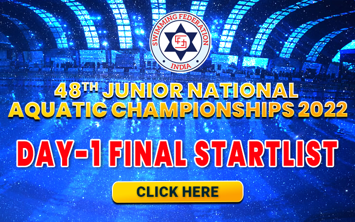 48th Junior National Aquatic Championships 2022 - Day 1 Final start list