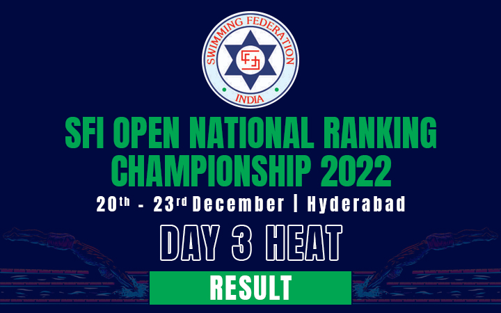 SFI Open National Ranking Championship 2022 - Day 3 Heat Result
