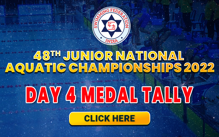 48TH JUNIOR NATIONAL AQUATIC CHAMPIONSHIPS 2022 - Day 4 Medal Tally
