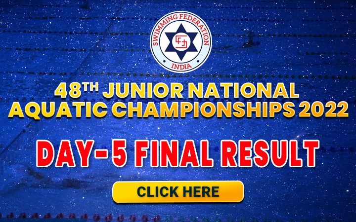 48TH JUNIOR NATIONAL AQUATIC CHAMPIONSHIPS 2022 - Day 5 Final Result