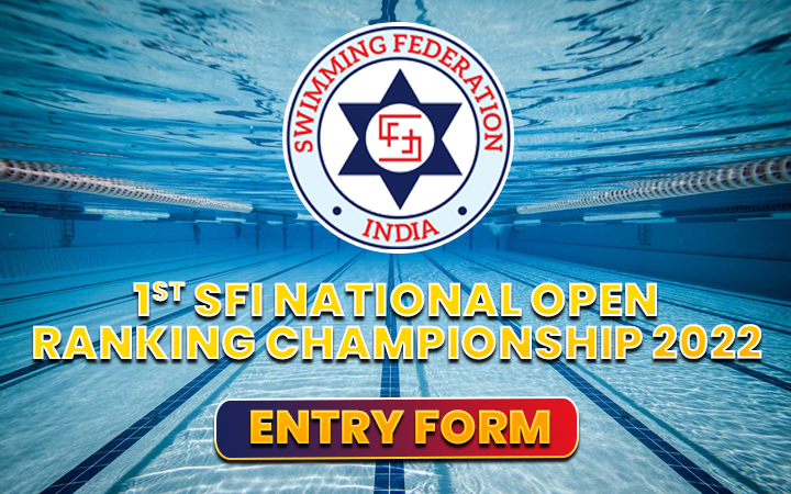1st SFI National Open Ranking Championship 2022 - Entry Form