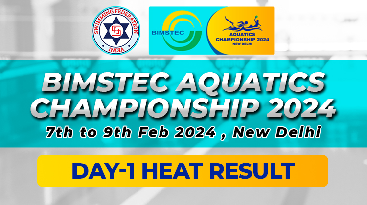 Bimstec Aquatics Championship 2024 - Day 1 Heat Result