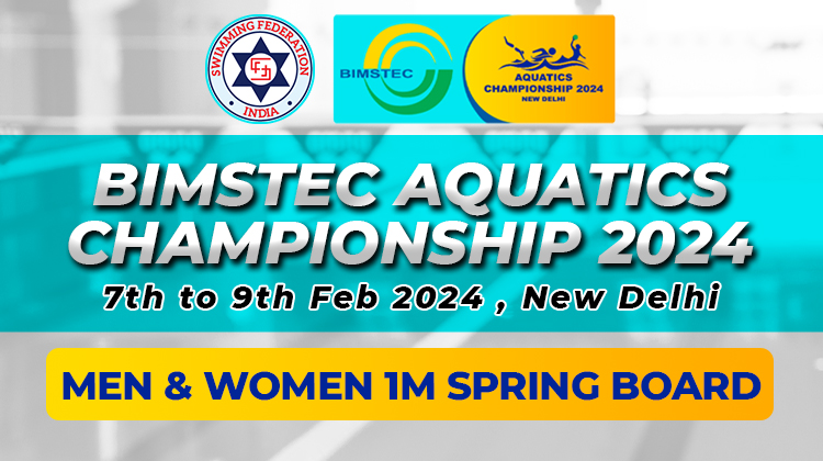 Bimstec Aquatics Championship 2024 - Men & Women 1M Spring Board