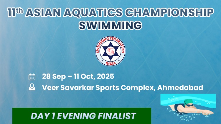11th Asian Aquatics Championship Swimming 2025 - Day 1 Evening Finalist