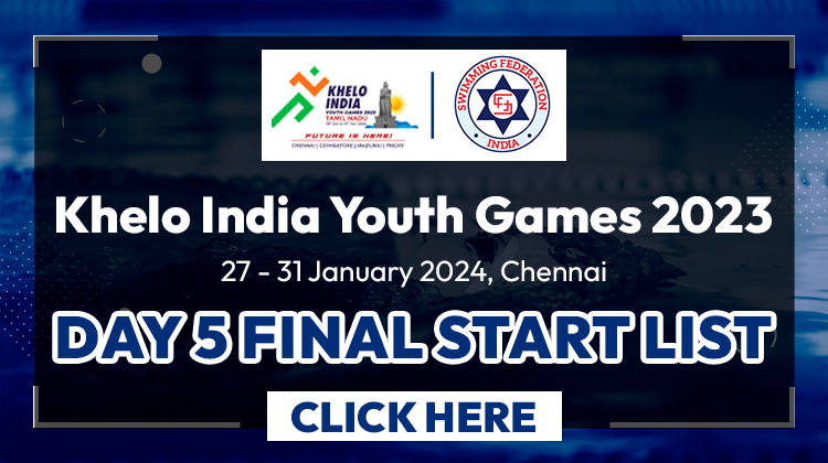 Khelo India Youth Games 2023 - Day 5 Final Start List