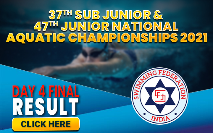 37th Sub Junior & 47th  Junior National Aquatic Championships 2021- Day 4 Final Result
