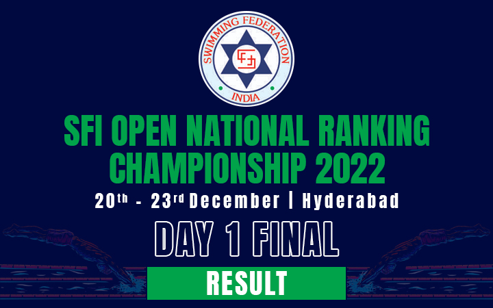 SFI Open National Ranking Championship 2022 - Day 1 Final Result