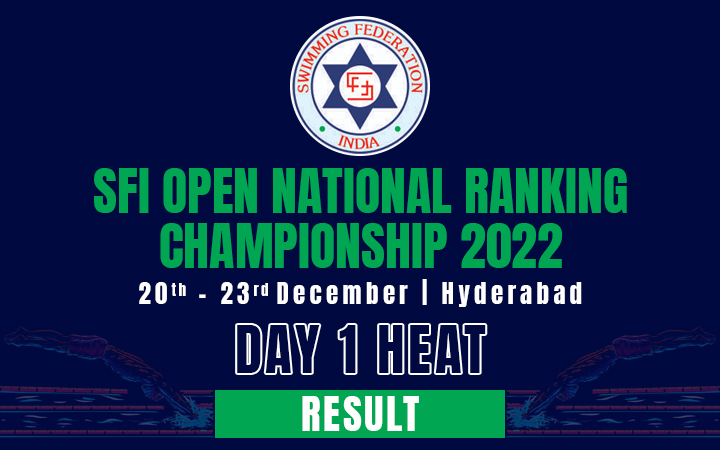 SFI Open National Ranking Championship 2022 - Day 1 Heat Result